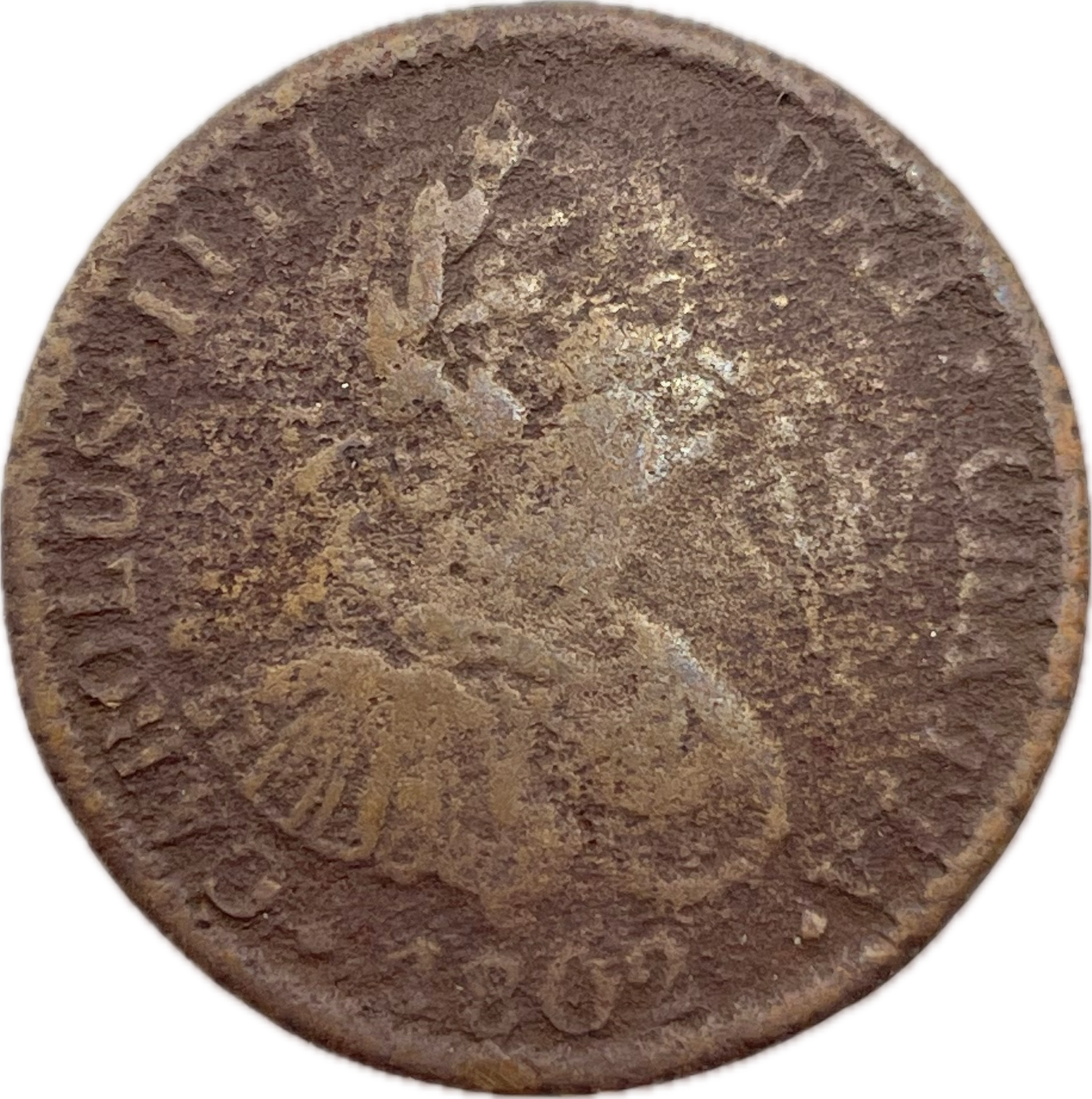 Botón Gauchesco - 1802 - Paris T - Carlos IV