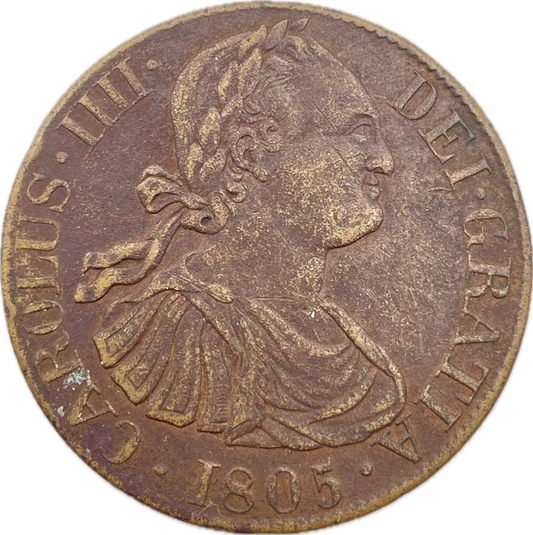 Botón Gauchesco - 1805 - 8 Reales