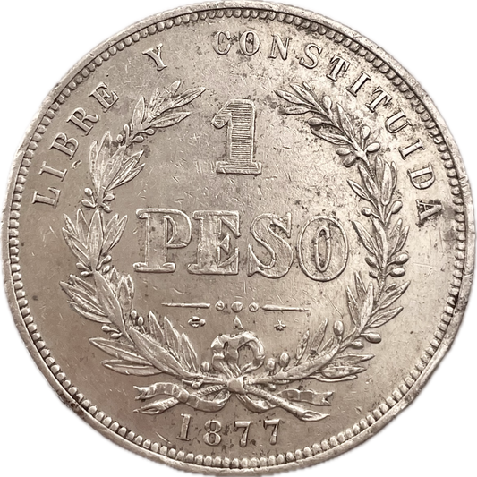Uruguay - 1877 - 1 Peso