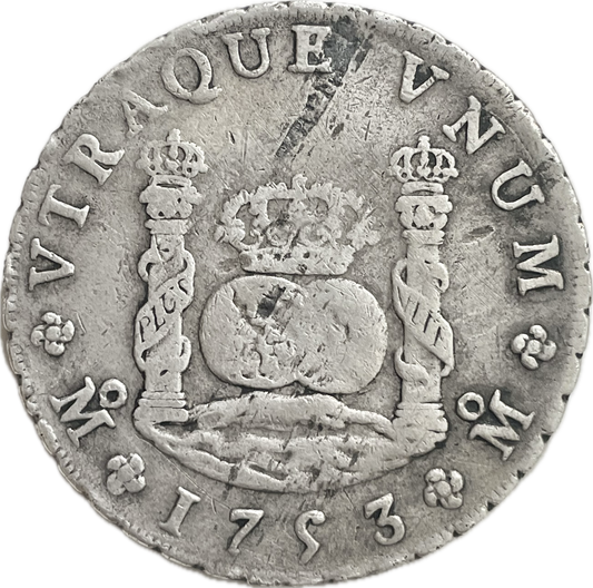 España Colonial - 1753 - México - 8 Reales