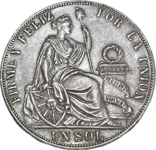 Perú - 1892 - 1 Sol - Sin Circular