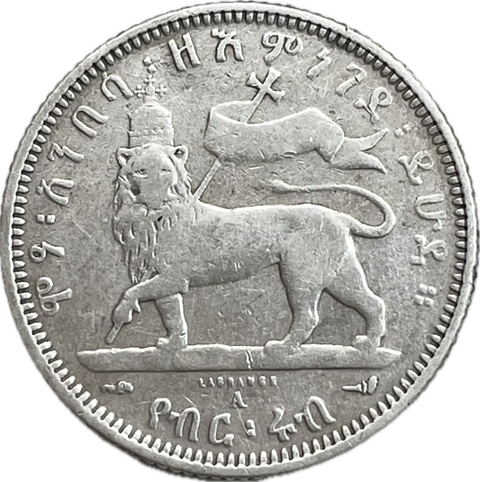 Etiopía - 1895 - 1/4 Birr