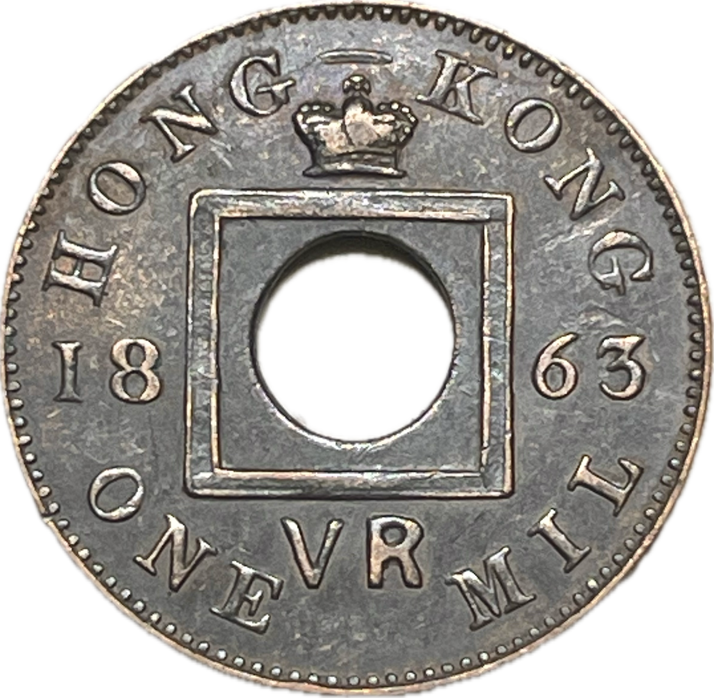 Hong Kong - 1863 - 1 Mil