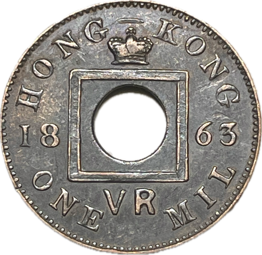 Hong Kong - 1863 - 1 Mil
