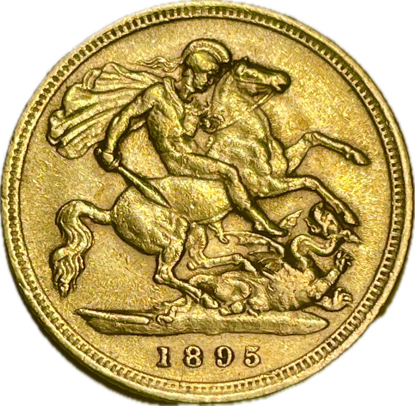 Gran Bretaña - 1895 - 1/2 Soberano