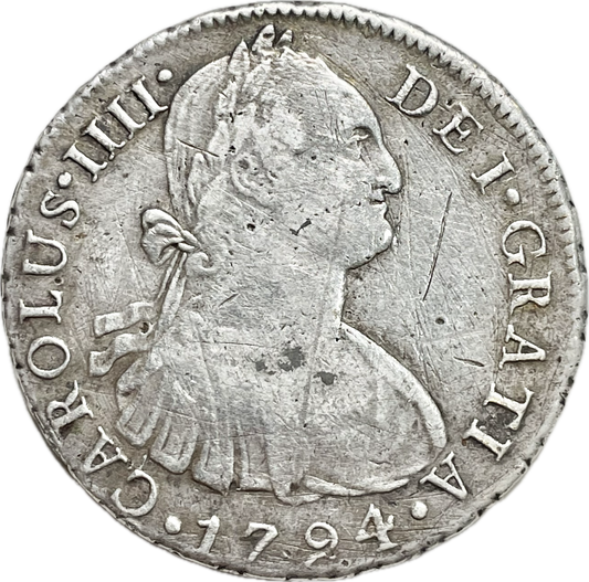 España Colonial - 1794 - Lima - 8 Reales