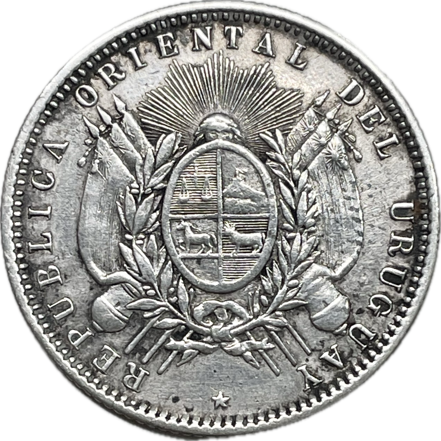 Uruguay - 1877 - 20 Centésimos