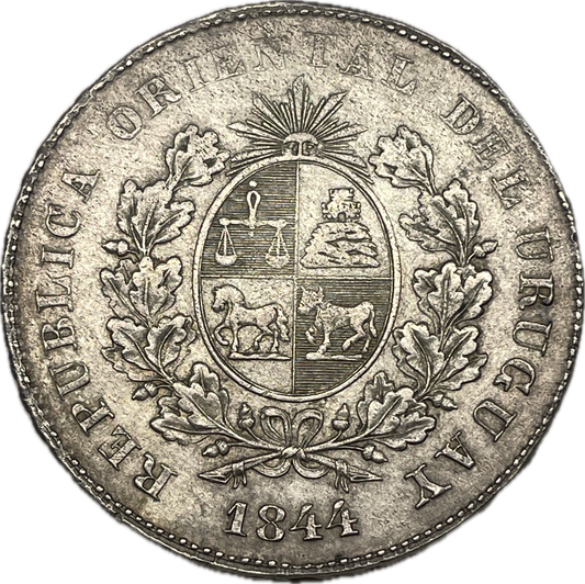 MU_ Uruguay - Peso del Sitio - 1844