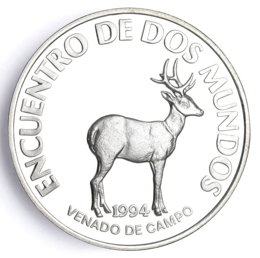 Uruguay - 1994 - 200 Pesos - Encuentro de Dos Mundos "Venado de Campo"