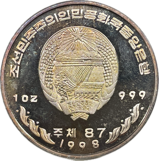 MAO_ Corea del Norte - 10 Won - 1998