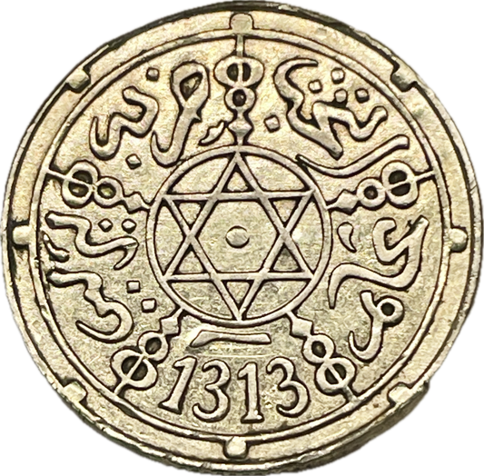 MAO_ Marruecos - 1 Dirham - 1313