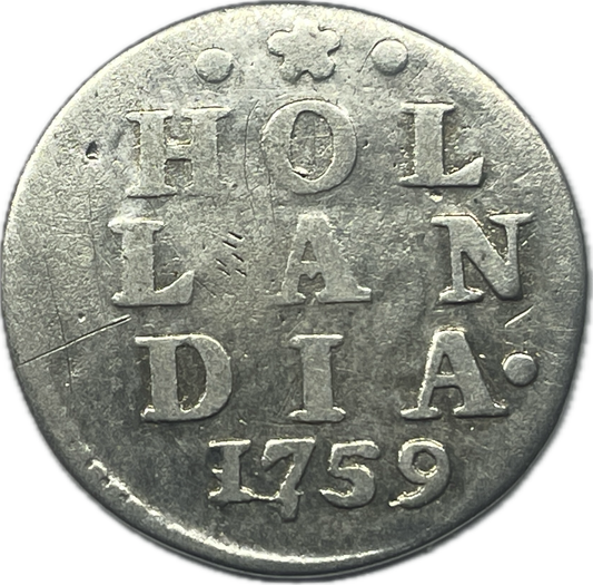 Holanda - 1759 - 2 Stuivers