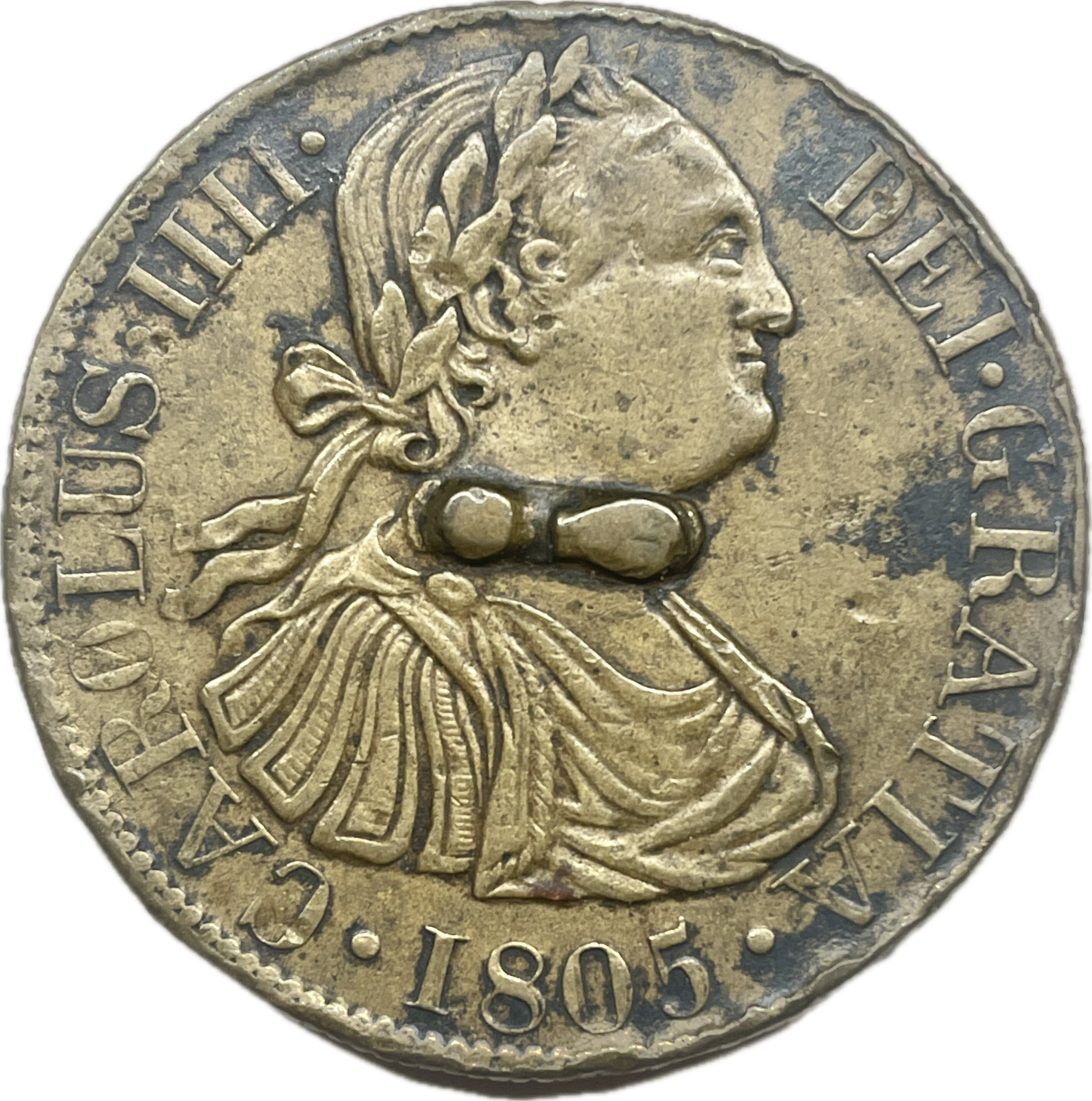 Bot n Gauchesco 8 Reales Espa oles Lima 1805 Numism tica Magallanes Bot n Gauchesco 8 Reales Espa oles Lima 1805 Numism tica Magallanes