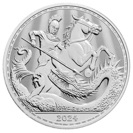 Gran Bretaña - 2024 - Onza de Plata "San Jorge y el Dragón"