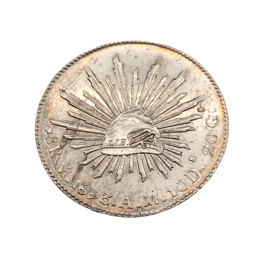 AM_ México - 8 Reales 1893 / Con Resello Chino