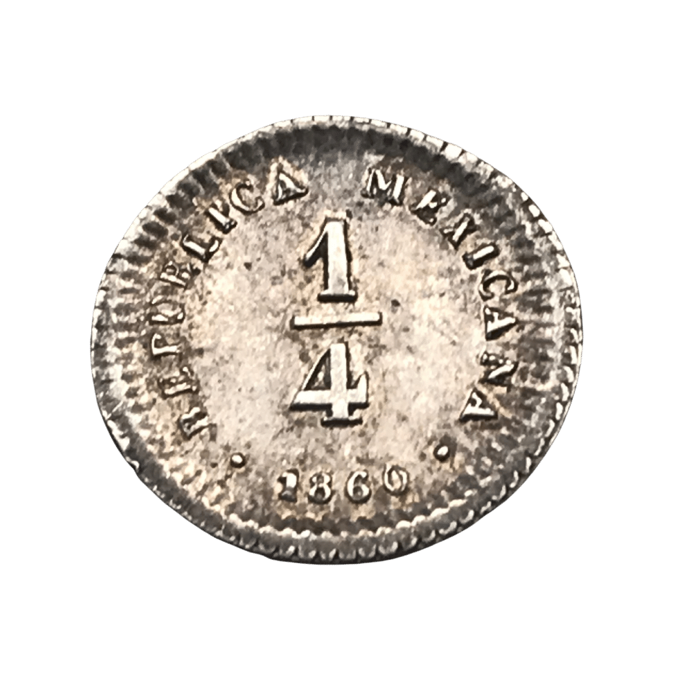MM_ México - ¼ Real 1860